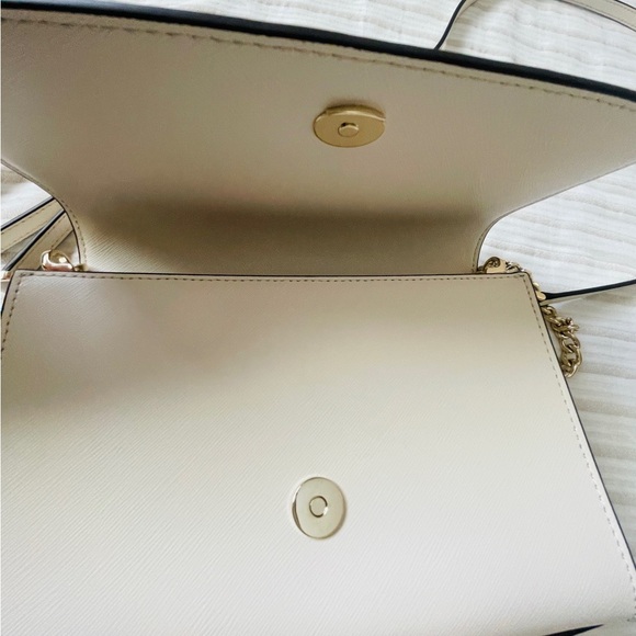 Kate Spade ♠️Handbag Madison Medium Crossbody Meringue Cream Off-White - Picture 7 of 11